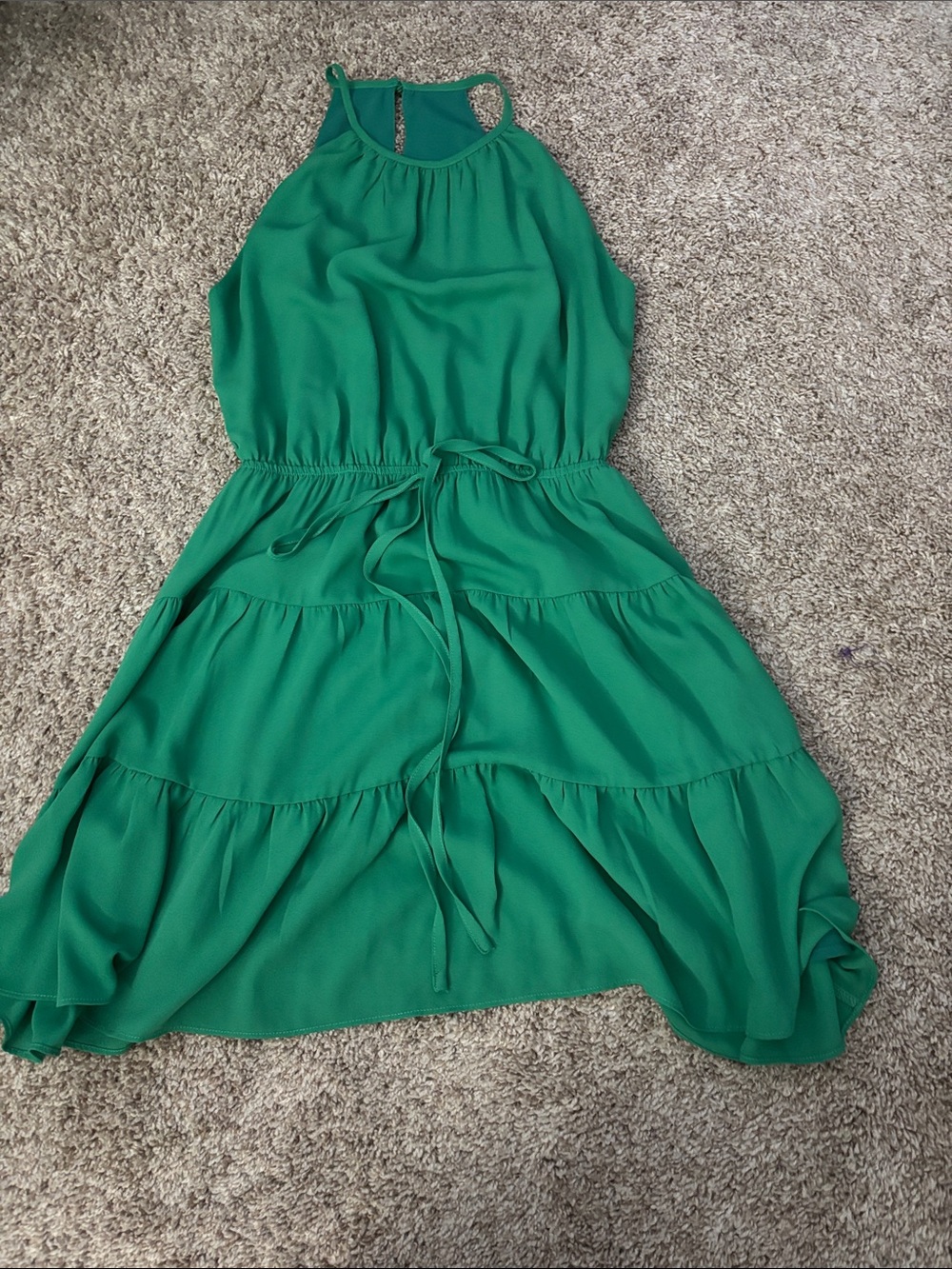 Green dress